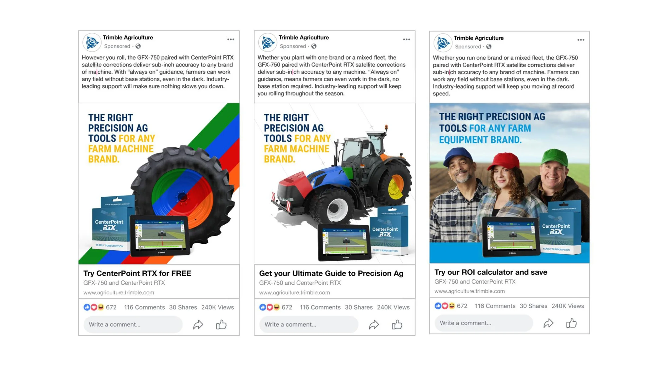 CenterPoint RTX — People & Tractor Ads