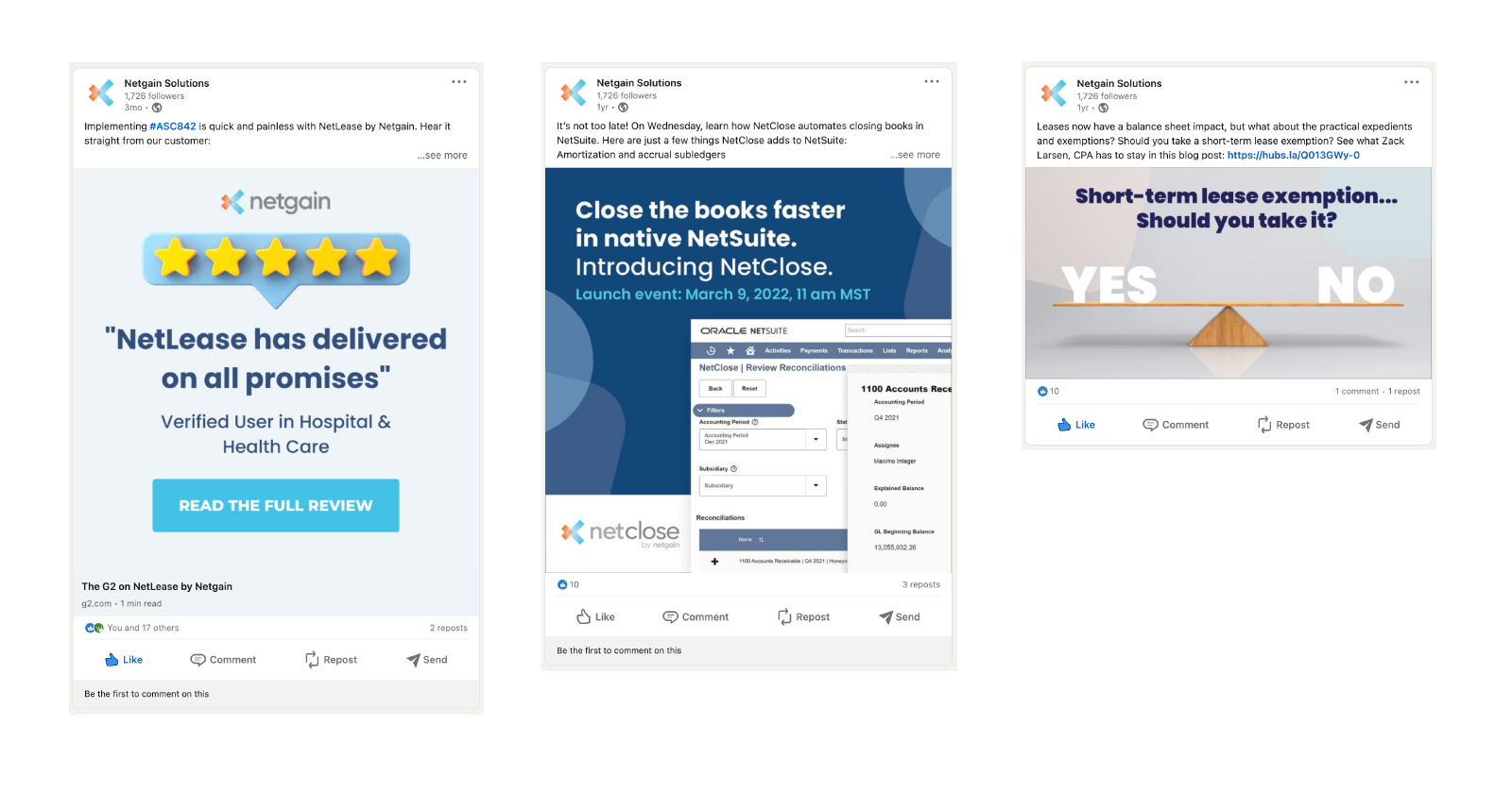 Assorted Social Media Posts